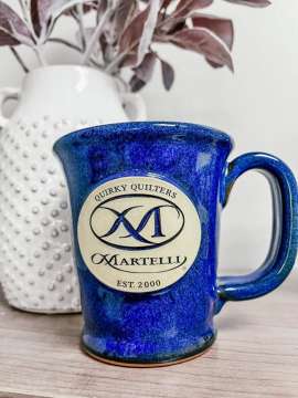 Martelli Quirky Quilter Coffee Mug (Royal Blue)
